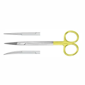 SCISSORS WITH TUNGSTEN CARBIDE INSERTS