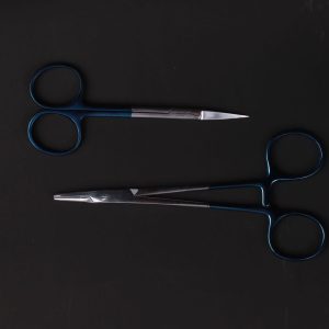 Dental or Surgical Scissors and Hemostat Forceps